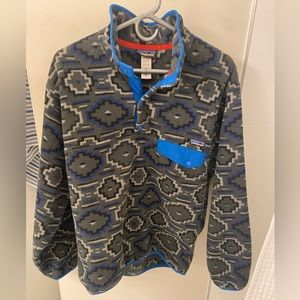 Patagonia Synchilla Snap-T Aztec pullover size medium